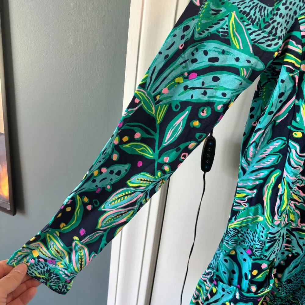 Lilly Pulitzer Women's Size Small Nassau Dress UPF 50+ Low Tide Navy Catty - NWT - Picture 6 of 13